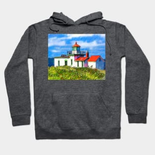 Sketched West Point Lighthouse Hoodie